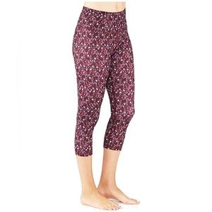 NWT Manduka Yoga Legging Essential Capri in Adaptation Print sz S